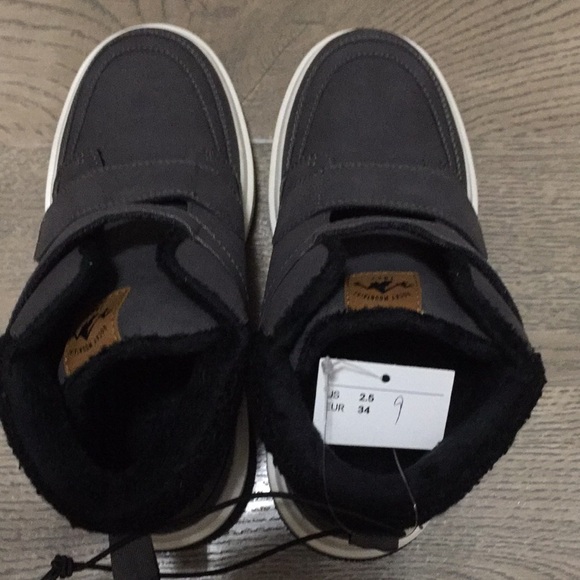 H&M boys Sz 2.5/34 warm lined hi top boot sneaker - Picture 13 of 14